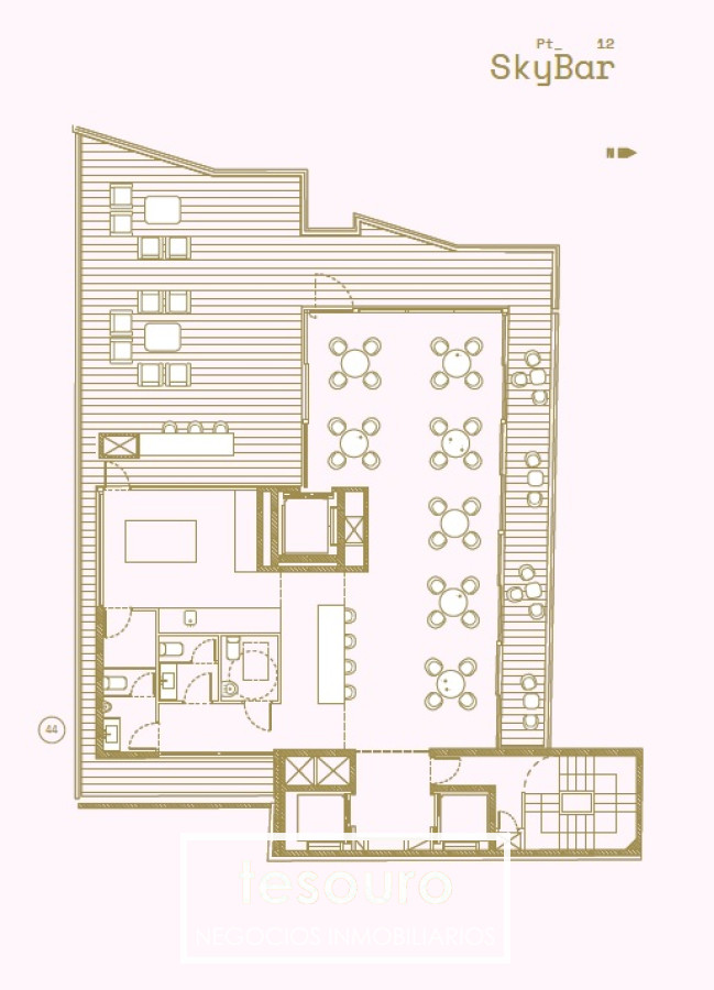 Local Comercial ID.3082 - VENTA LOCAL COMERCIAL SKYBAR EDIFICIO PISO 12 - BARRIO SUR