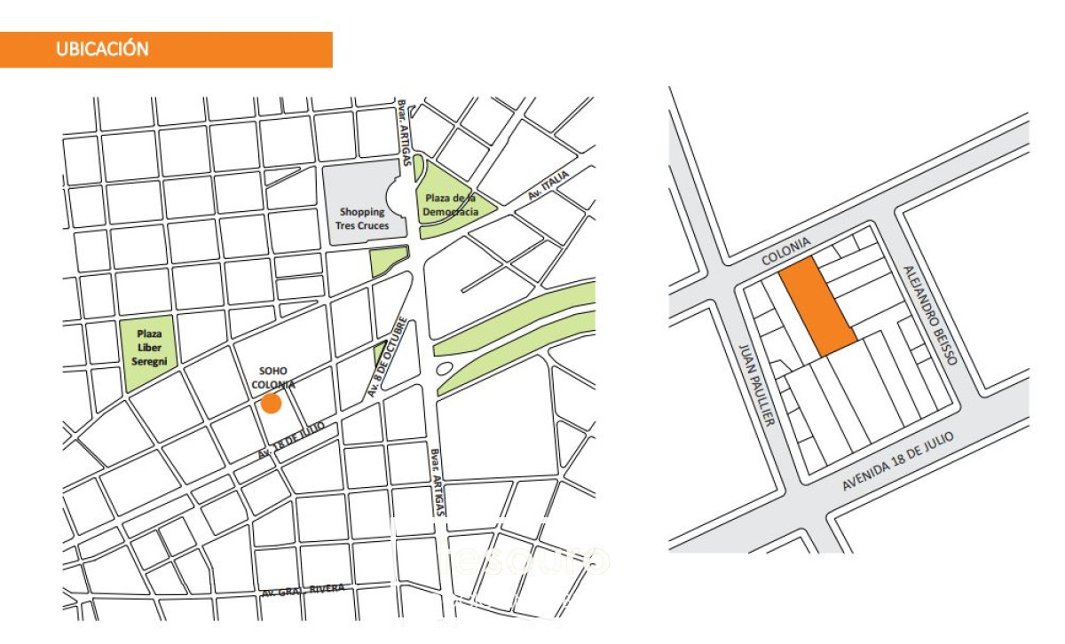 Apartamento ID.2550 - VENTA APARTAMENTO 2 DORMITORIOS - TRES CRUCES