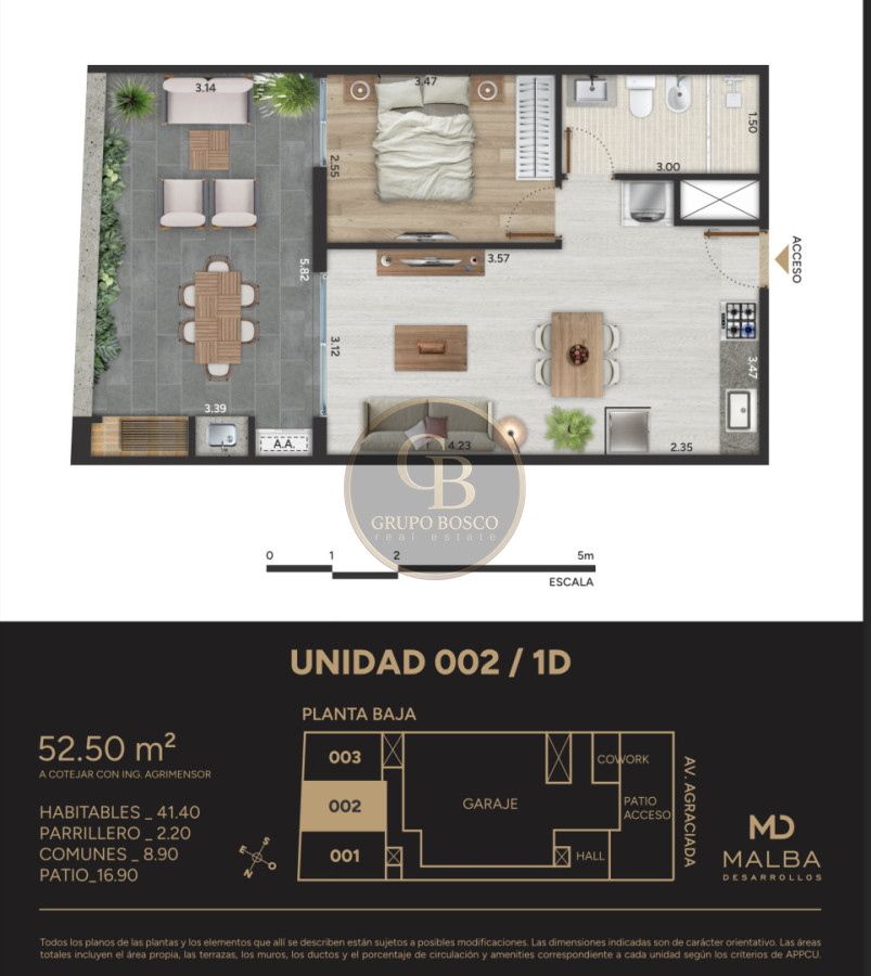 Apartamento ID.1458 - Edificio Vista del Plata, Montevideo.