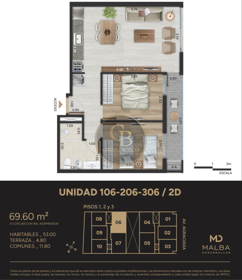 Apartamento ID.1457 - Edificio Vista del Plata, Montevideo.