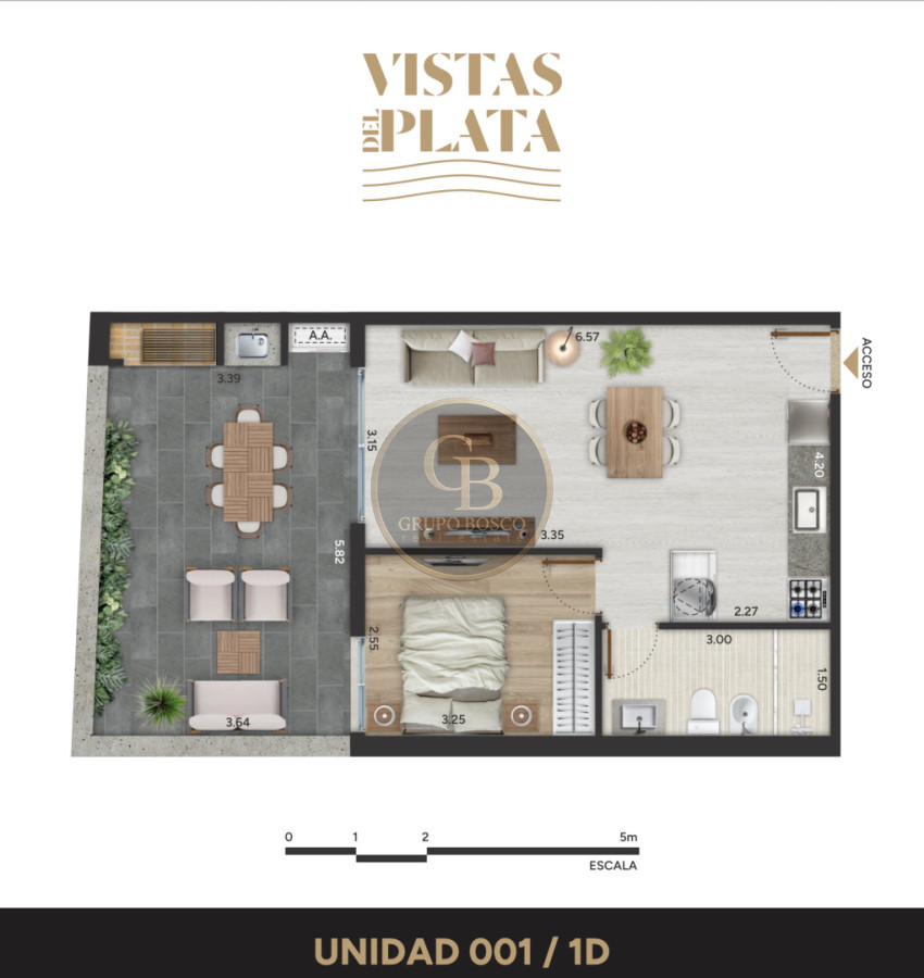 Apartamento ID.1457 - Edificio Vista del Plata, Montevideo.