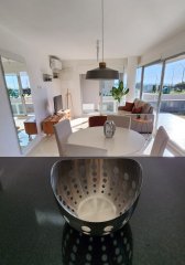 VENTA  Y ALQUILER ANUAL APARTAMENTO CON VISTA AL MAR PLAYA MANSA, 2 DORMITORIOS 2 BAÑOS 1 EN SUITE .