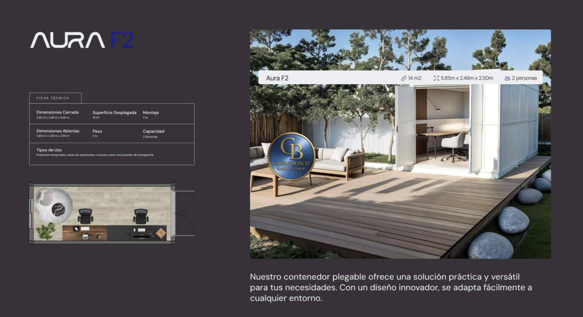 Casa ID.1456 - Casas Modulares AURA.