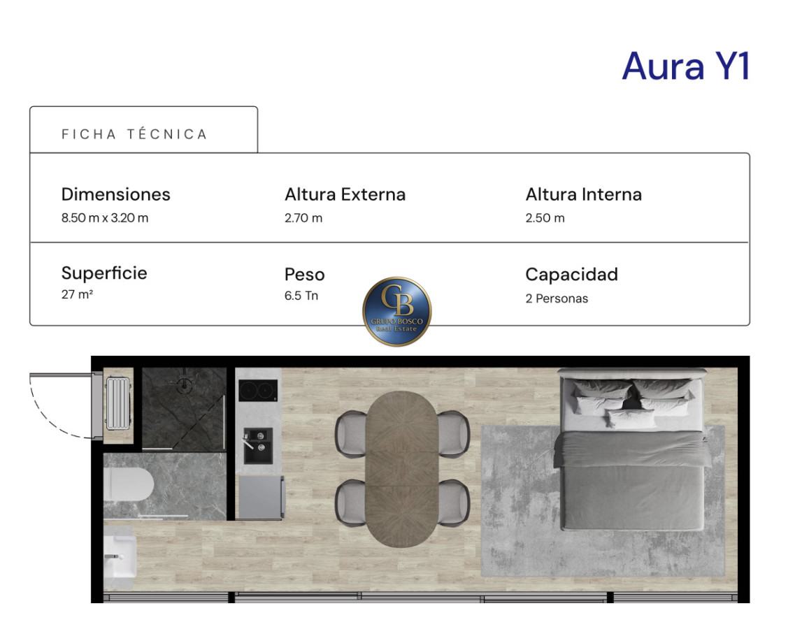 Casa ID.1456 - Casas Modulares AURA.