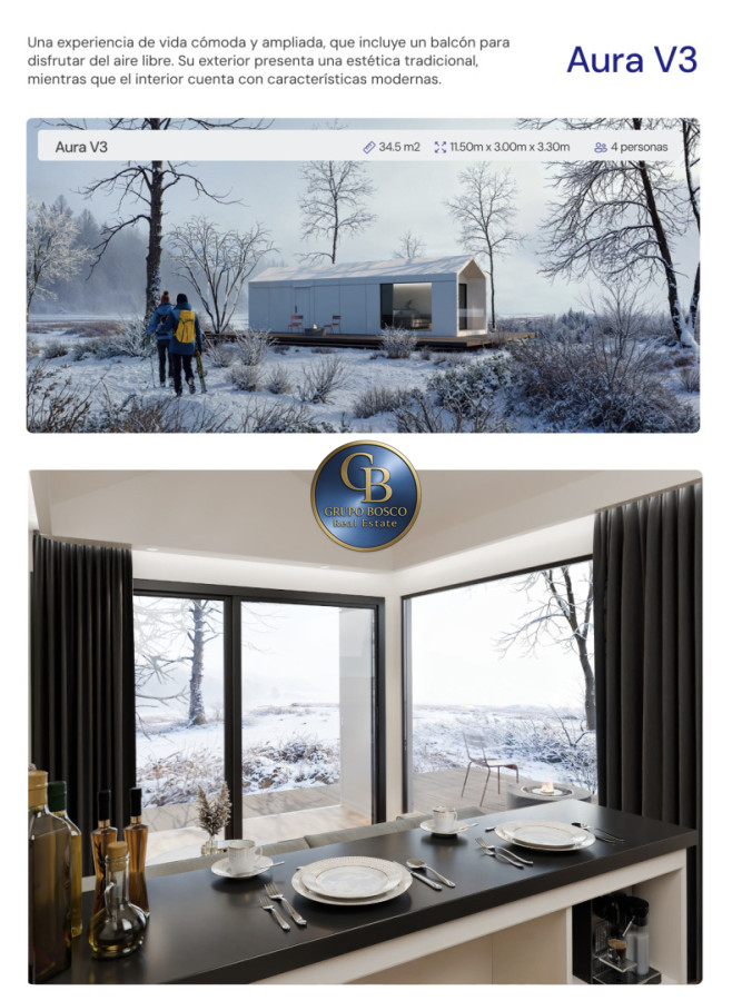 Casa ID.1456 - Casas Modulares AURA.