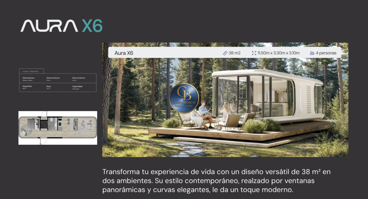 Casa ID.1456 - Casas Modulares AURA.
