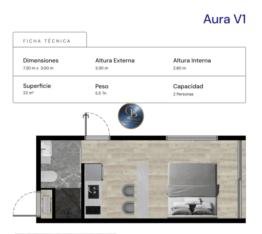 Casa ID.1456 - Casas Modulares AURA.