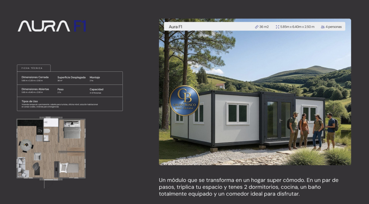 Casa ID.1456 - Casas Modulares AURA.