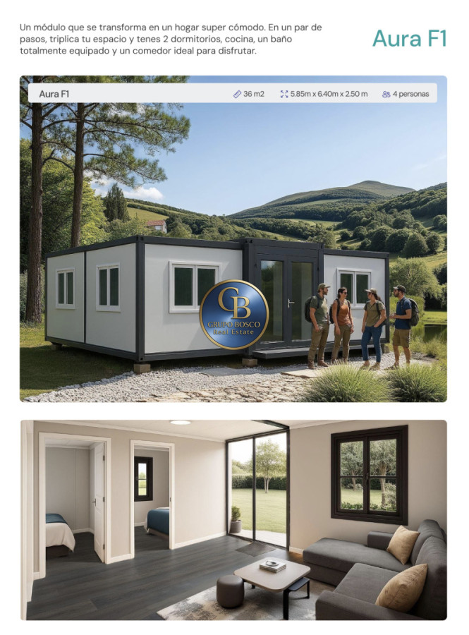 Casa ID.1456 - Casas Modulares AURA.