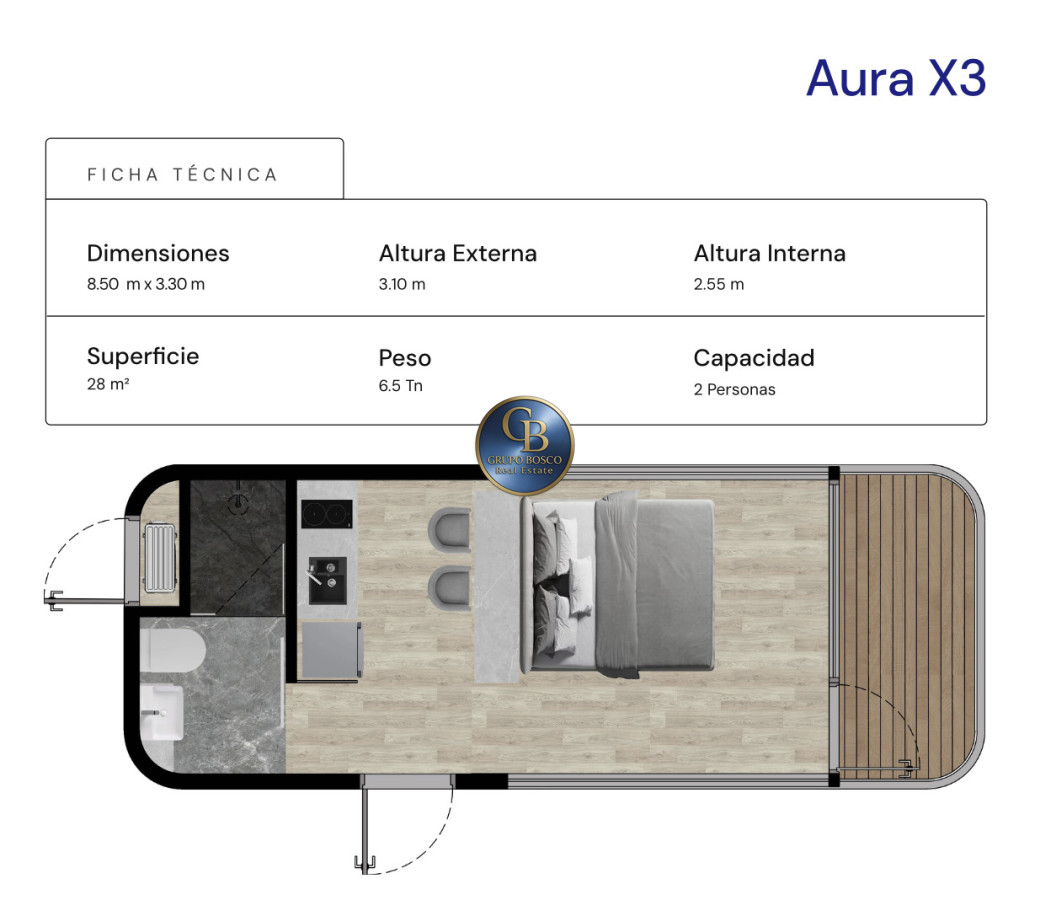 Casa ID.1456 - Casas Modulares AURA.