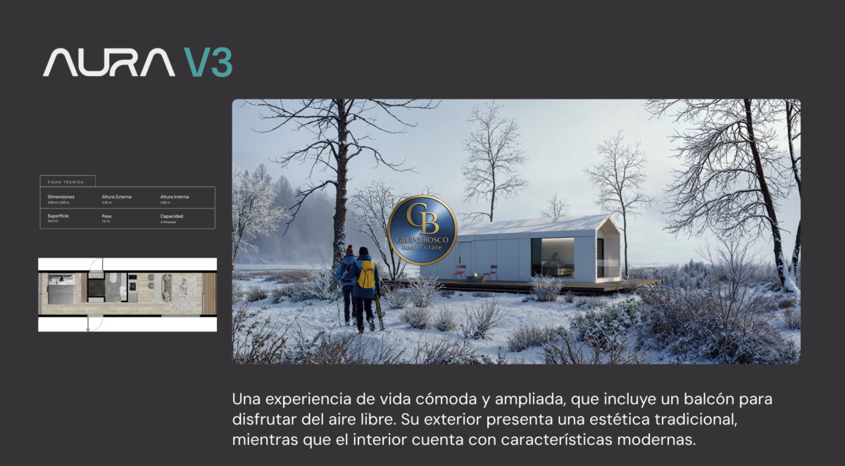 Casa ID.1456 - Casas Modulares AURA.