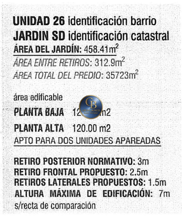 Terreno ID.1428 - Lote en Barrio Privado Parque Pinares