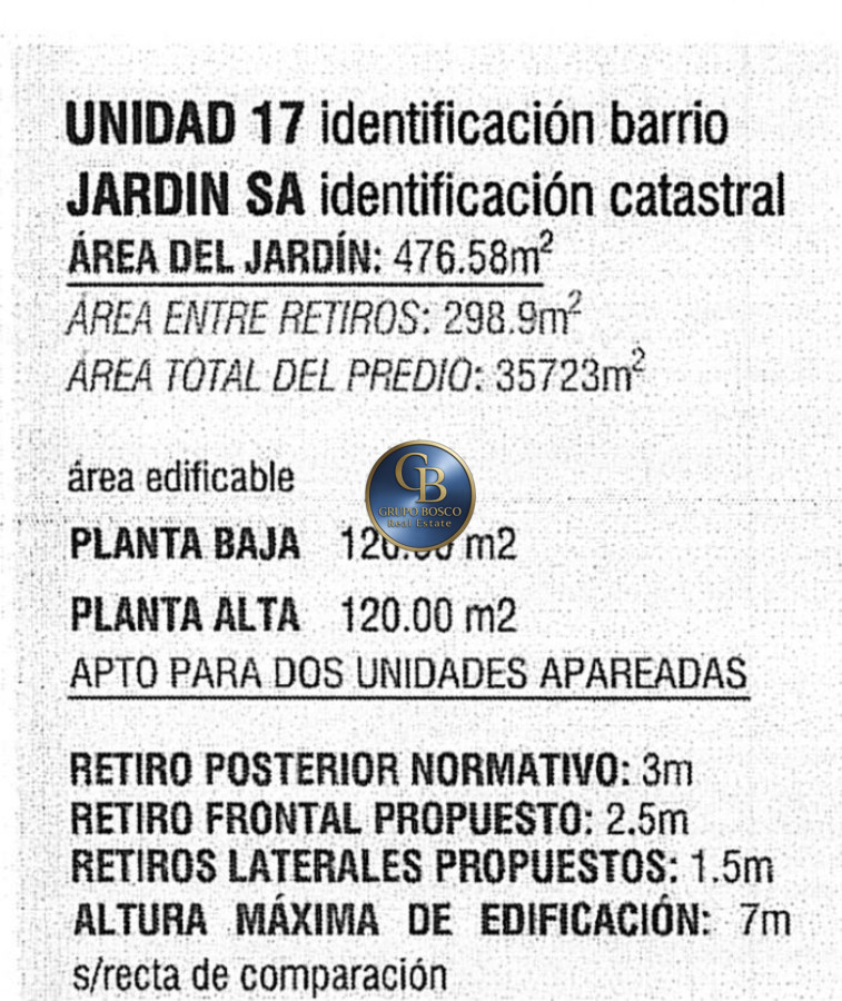 Terreno ID.1427 - Lote en Barrio Privado en Pinares