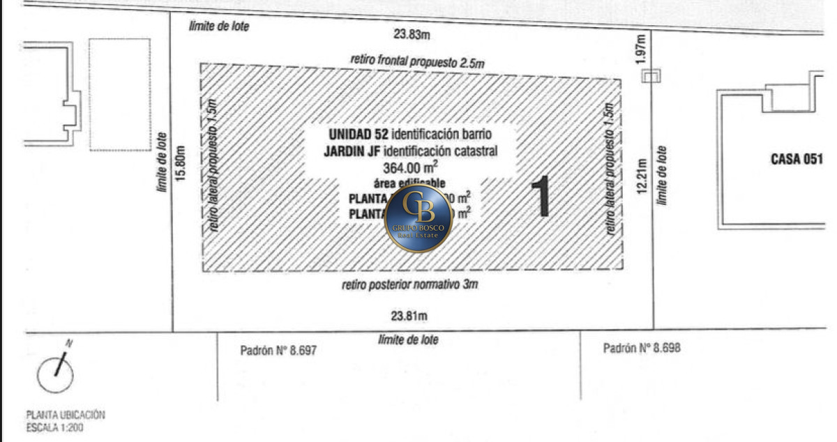 Terreno ID.1426 - Lote en Barrio Privado en Pinares