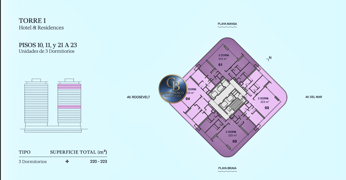 Apartamento ID.1439 - SLS Punta del Este Hotel & Residences.