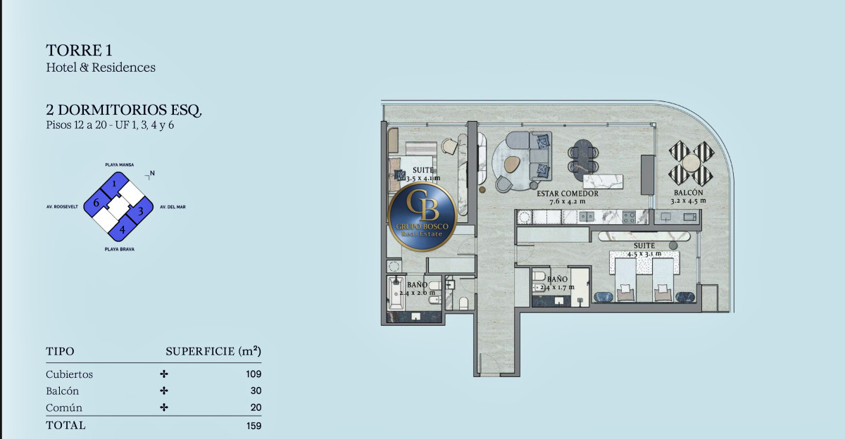 Apartamento ID.1439 - SLS Punta del Este Hotel & Residences.