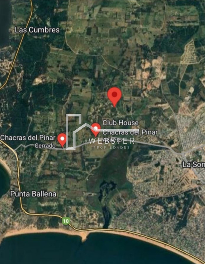 Terreno ID.2434 - PUNTA BALLENA CNO LUSSICH TERRENOS DE 2000 M2 EN VENTA!!!