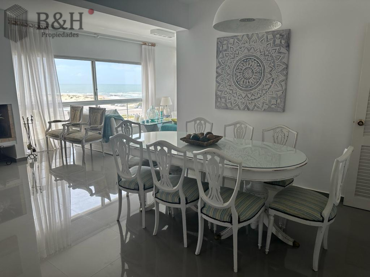 Apartamento ID.5111 - Frente al mar. Apartamento en alquiler anual de 3 dormitorios en Punta del Este 