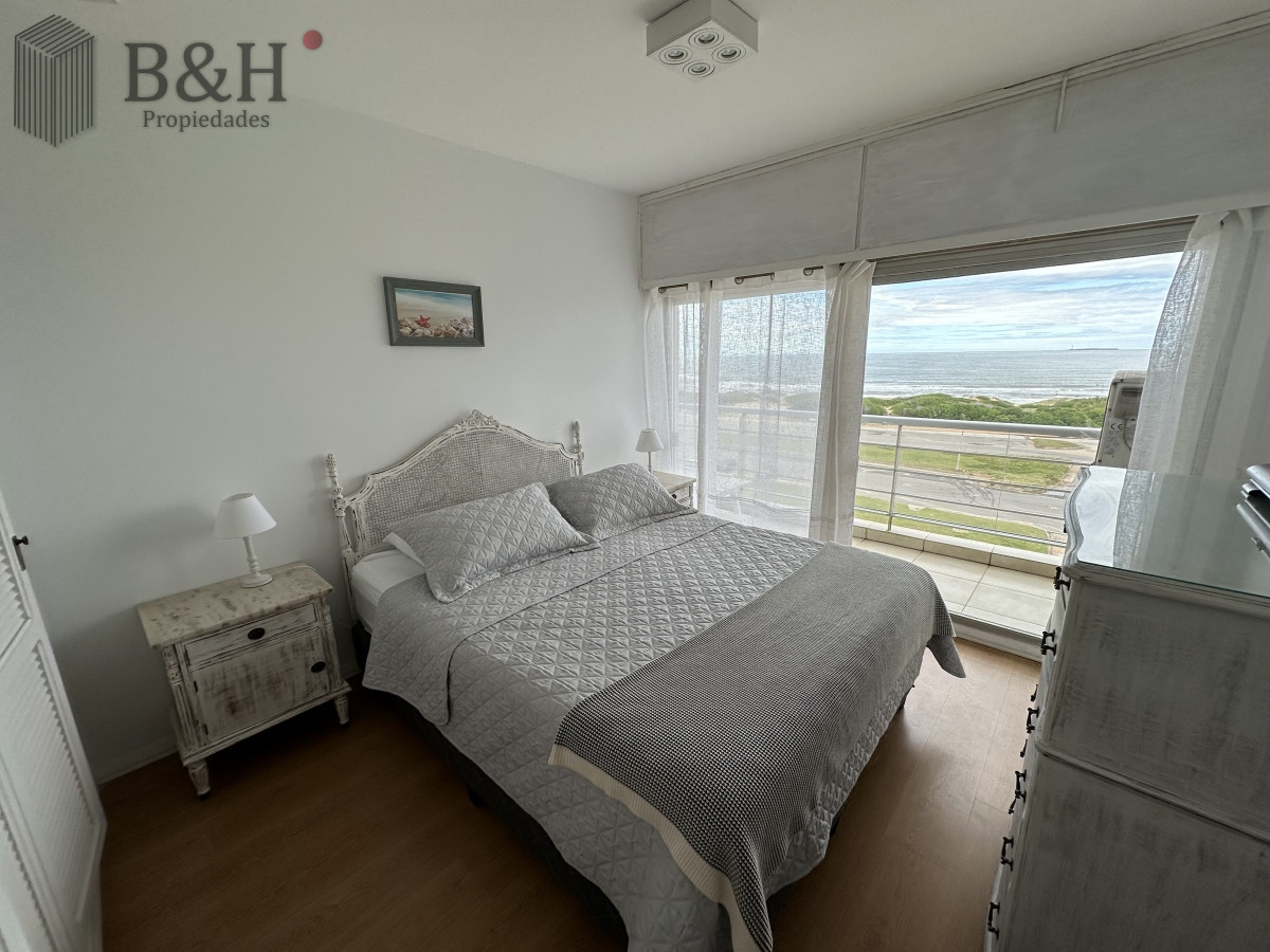 Apartamento ID.5111 - Frente al mar. Apartamento en alquiler anual de 3 dormitorios en Punta del Este 