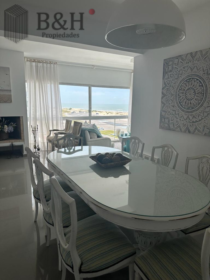 Apartamento ID.5111 - Frente al mar. Apartamento en alquiler anual de 3 dormitorios en Punta del Este 