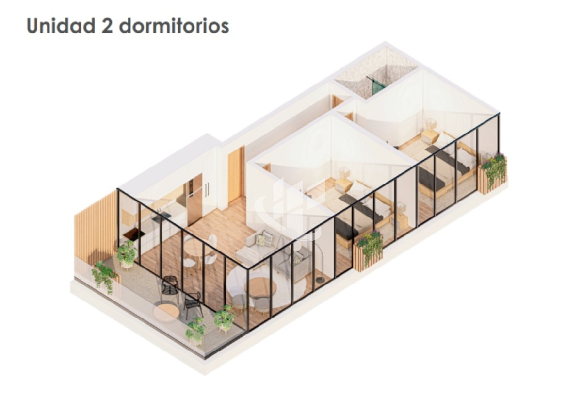 Apartamento ID.1698 - MALDONADO ROOSEVELT APTO 2 DORMITORIOS VENTA EN POZO