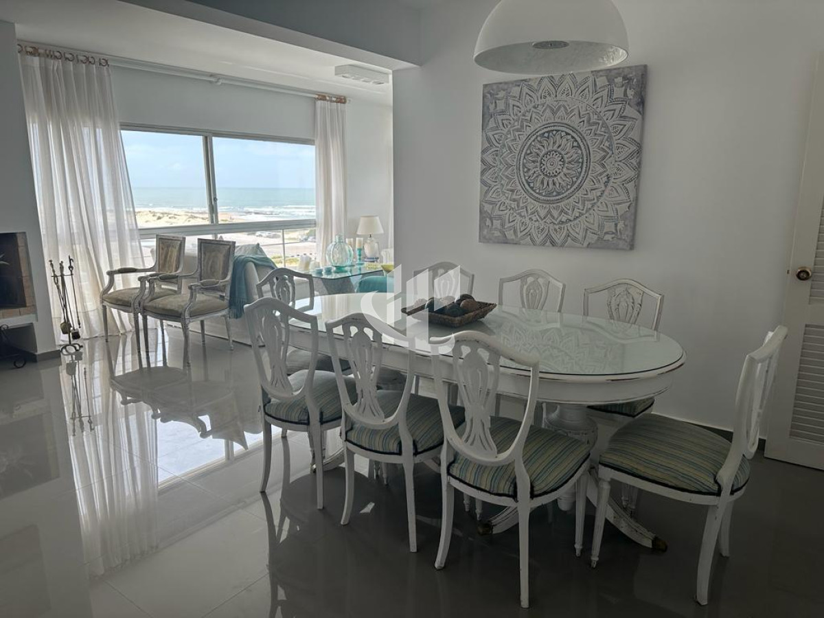 Apartamento ID.1906 - Frente al mar. Apartamento en alquiler anual de 3 dormitorios en Punta del Este 