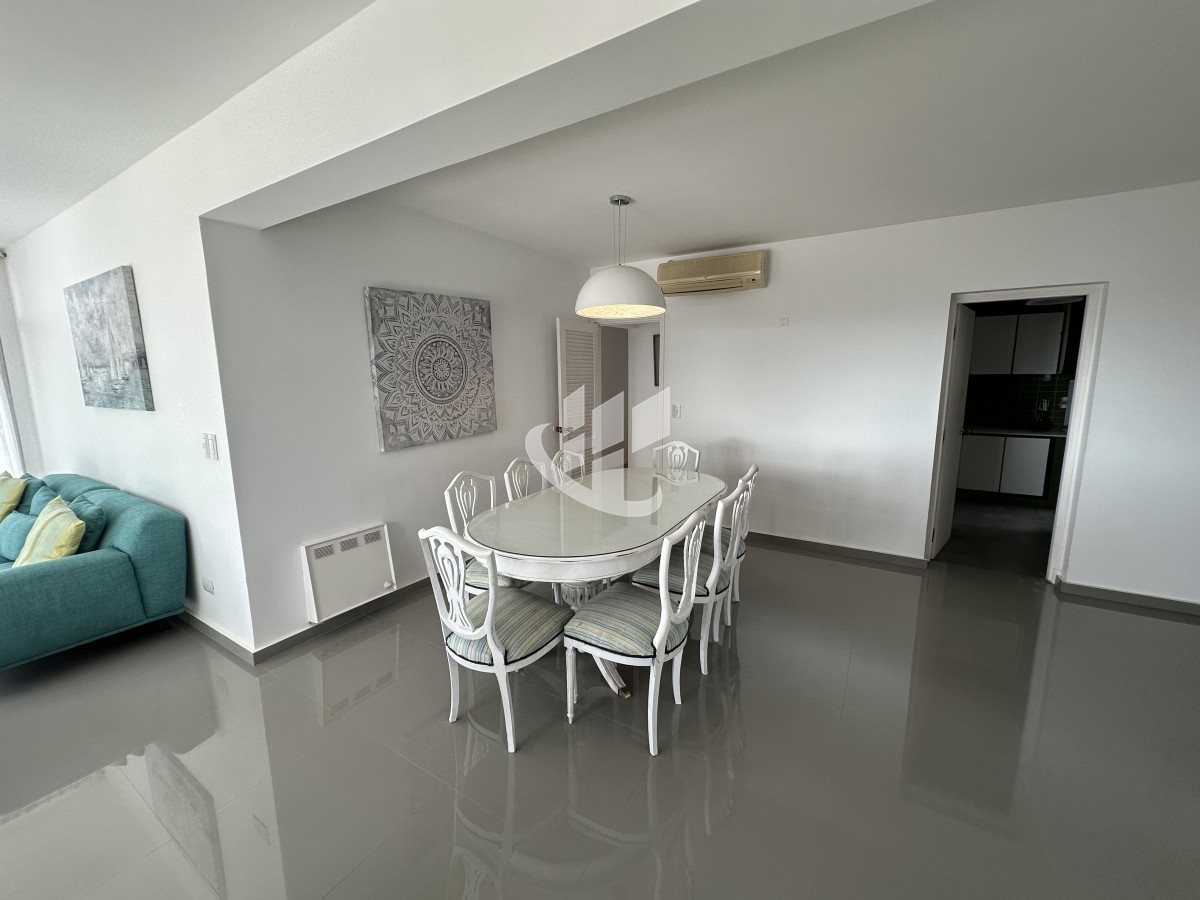 Apartamento ID.1906 - Frente al mar. Apartamento en alquiler anual de 3 dormitorios en Punta del Este 