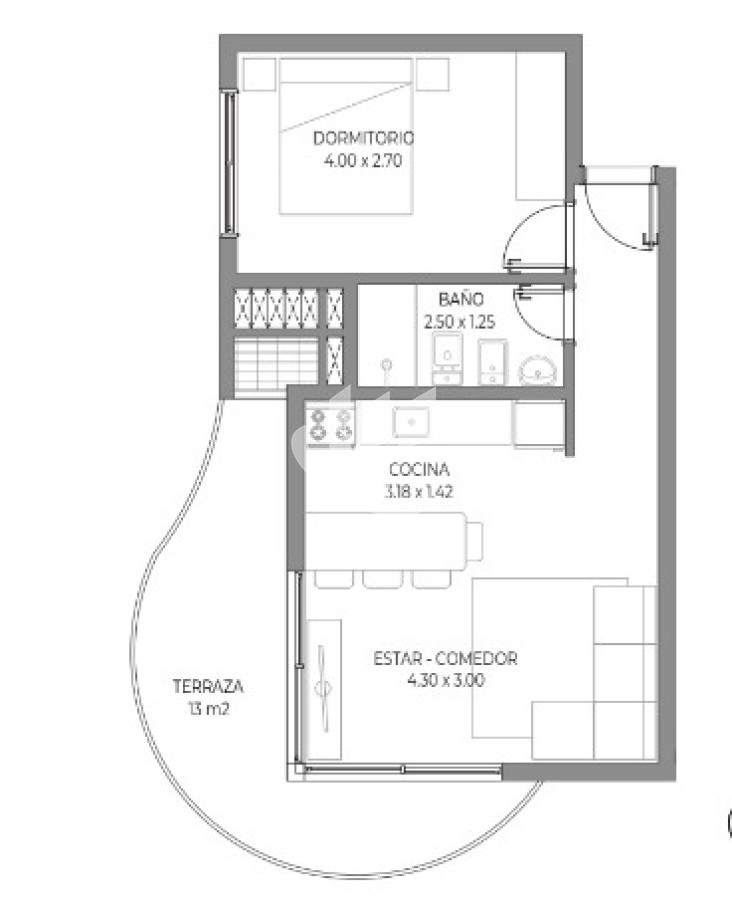 Apartamento ID.146 - Pre-Venta, 1 dormitorio, Proyecto Towers, inversion asegurada, Punta del Este - Maldonado.