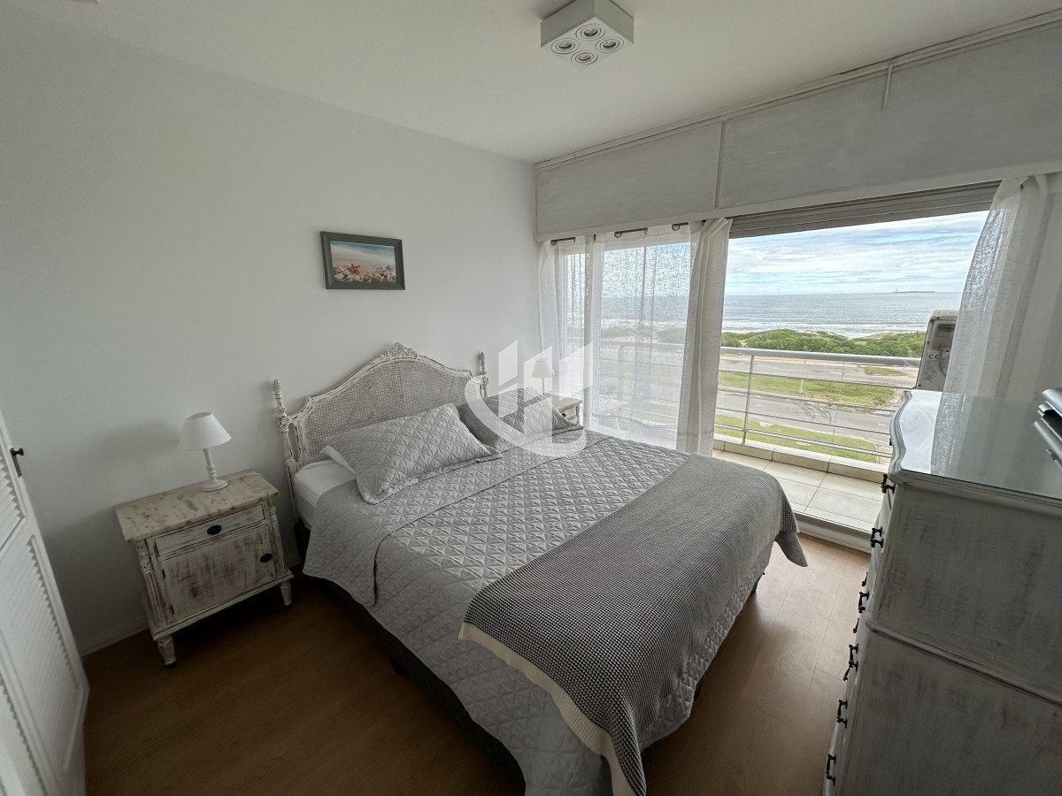 Apartamento ID.1906 - Frente al mar. Apartamento en alquiler anual de 3 dormitorios en Punta del Este 