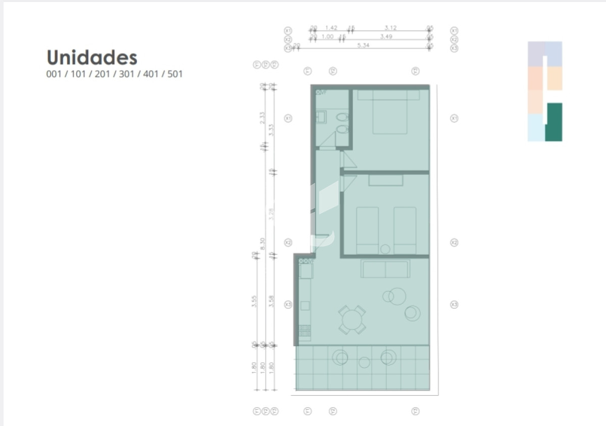 Apartamento ID.1698 - MALDONADO ROOSEVELT APTO 2 DORMITORIOS VENTA EN POZO