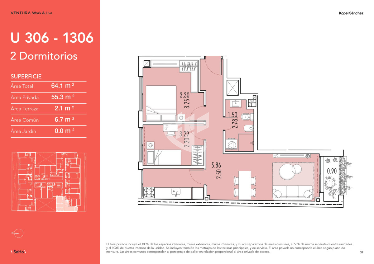 Apartamento ID.2077 - Venta Apartamento 2 Dormitorios Palermo, Montevideo
