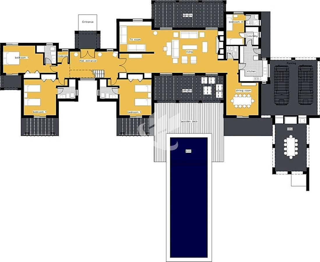 Chacra ID.2263 - PUNTA DEL ESTE LAGUNA DE LOS CISNES CHACRA DE 7 HAS 4 SUITES Y DEPENDENCIA DE SERVICIO PISCINA