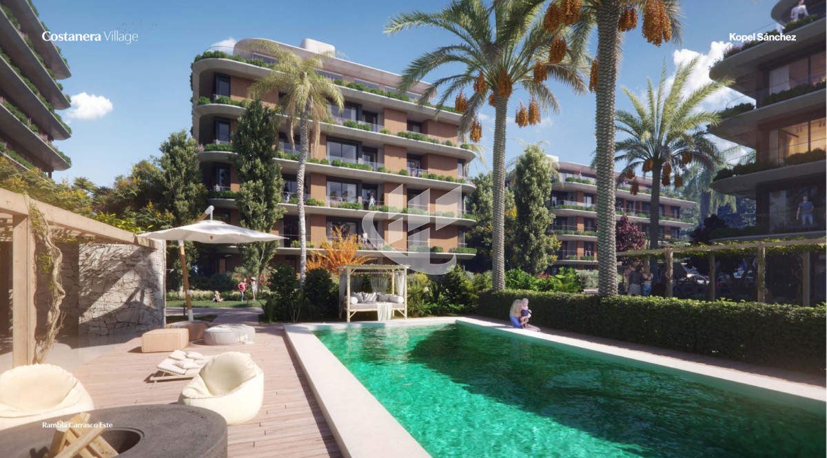 Apartamento ID.2258 - Alquiler 2 Dormitorios Barra de Carrasco, Garaje, Piscina, Frente a la Rambla