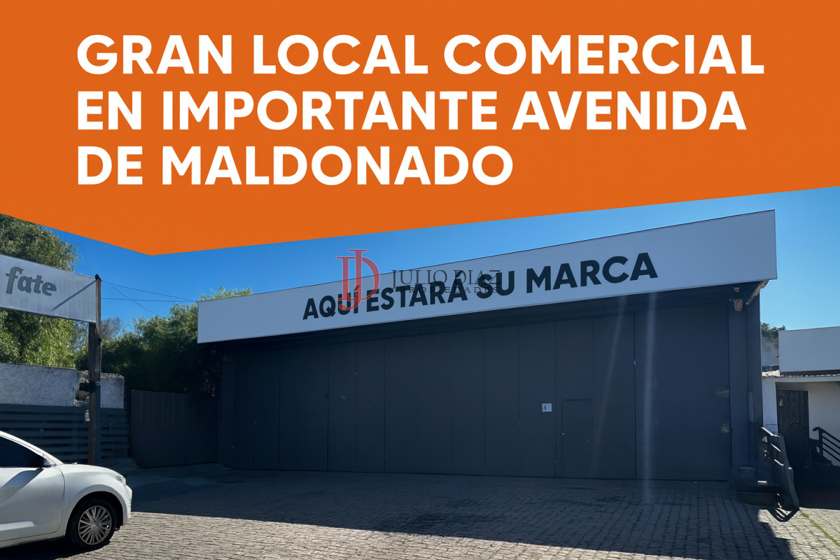 Local Comercial Sobre una de las avenidas más transitadas de Maldonado. - JDI7751L