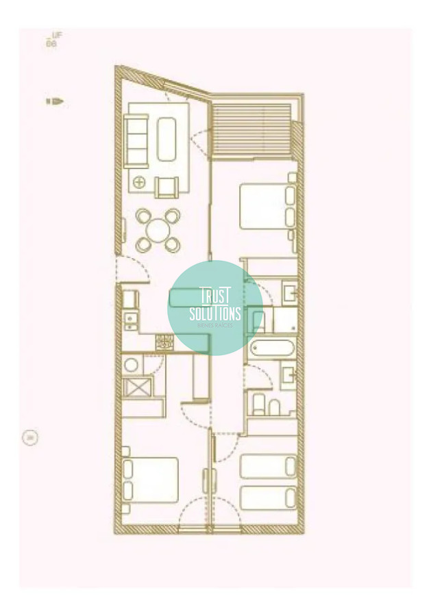Apartamento ID.1354 - Alquiler 3D y 2B vista al mar c/Amenities 