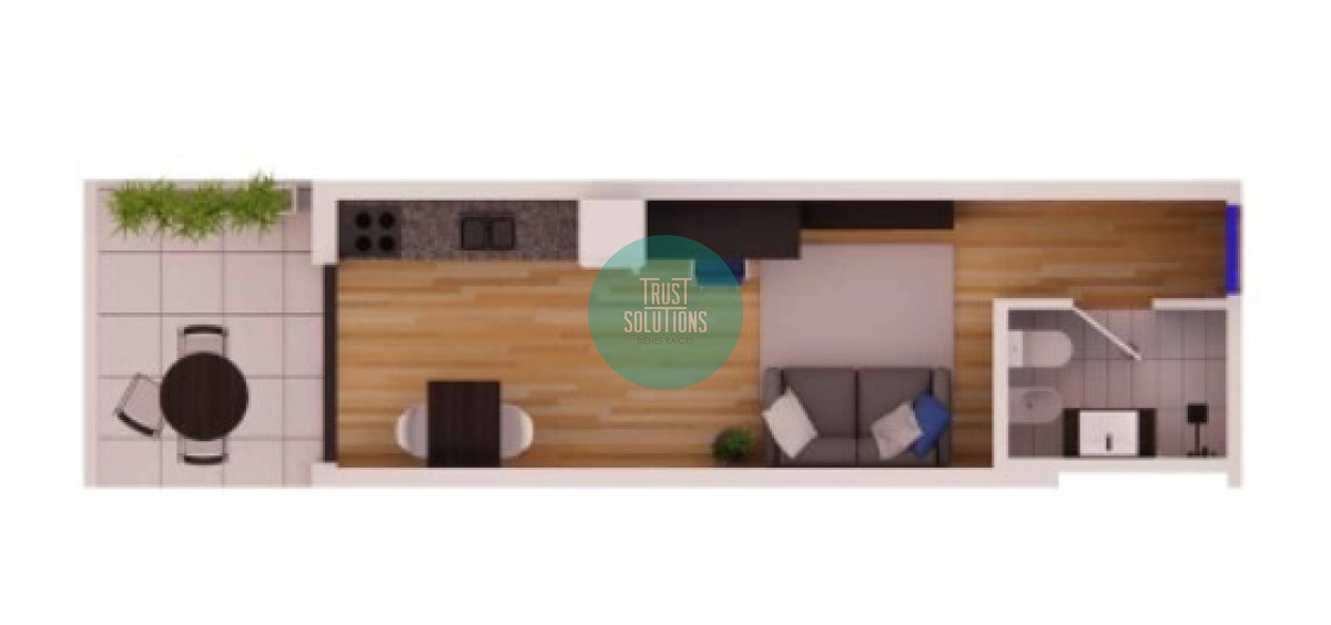 Apartamento ID.1071 - Venta 1D La Blanqueada Terraza Amenities a estrenar