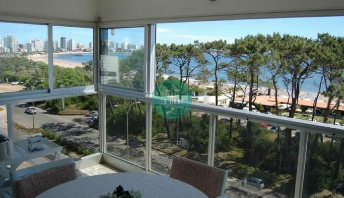 Apartamento ID.65 - Alquiler temporada Apto Punta Mansa frente al mar 3D dep de servicio