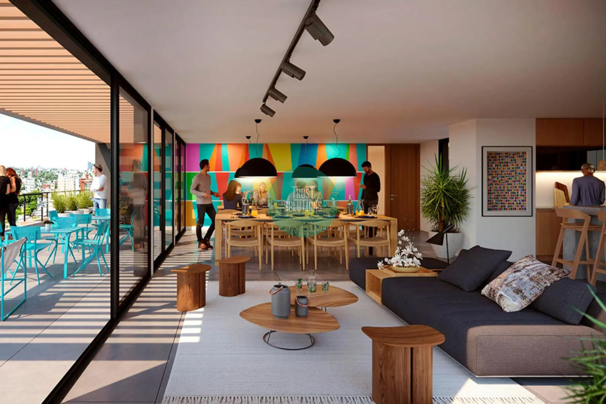 Apartamento ID.1733 - Venta Apartamento 1 Dormitorio Con Amplia Terraza Al Frente En Pocitos