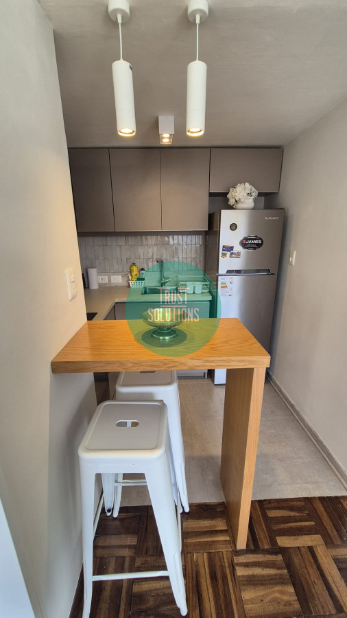 Apartamento ID.1674 - HERMOSO Y CALIDO APARTAMENTO RECICLADO Y EQUIPADO EN ALQUILER EN POCITOS