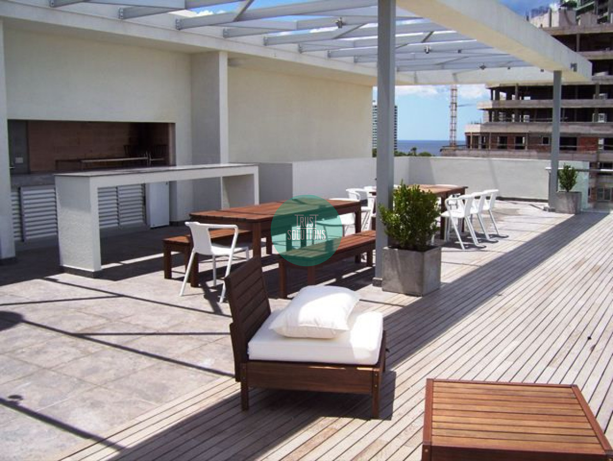 Apartamento ID.436 - Alquiler Anual Apto 2D Brava Punta con Amenities 