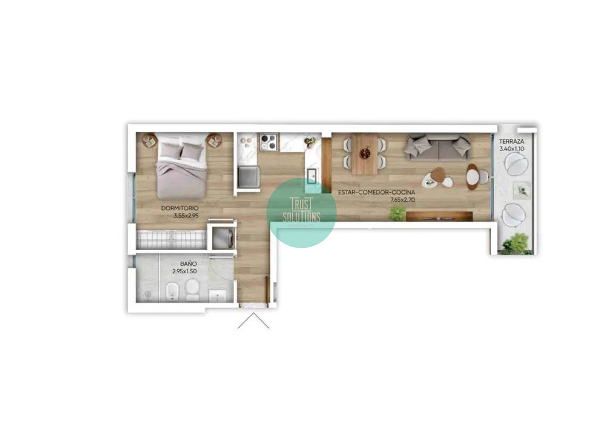 Apartamento ID.118 - Venta Ap.Cordón 1D Terraza Amenities Ed.Met Rodó ULTIMAS UNIDADES!!