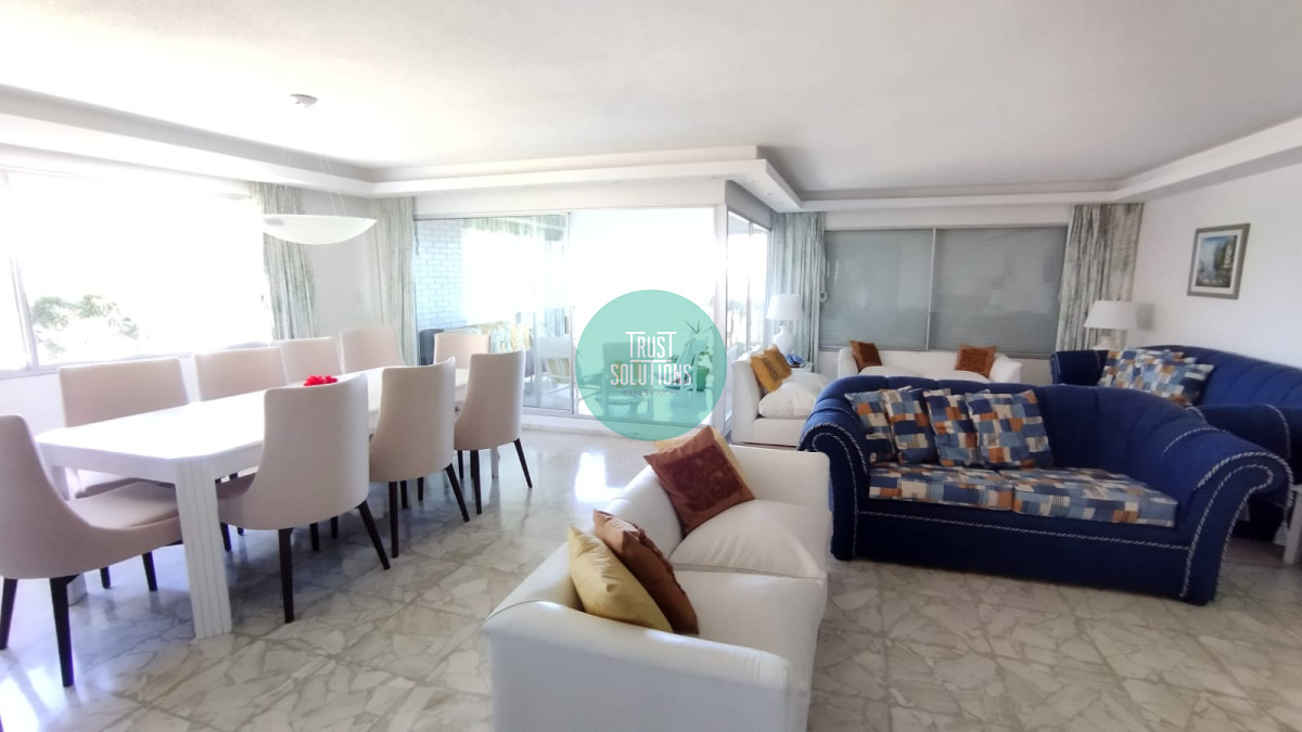 Apartamento ID.65 - Alquiler temporada Apto Punta Mansa frente al mar 3D dep de servicio