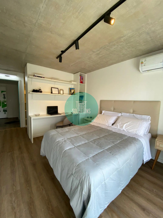 Apartamento ID.942 - Venta Ap.Pocitos 1D Terraza Ed.Bull con alta renta