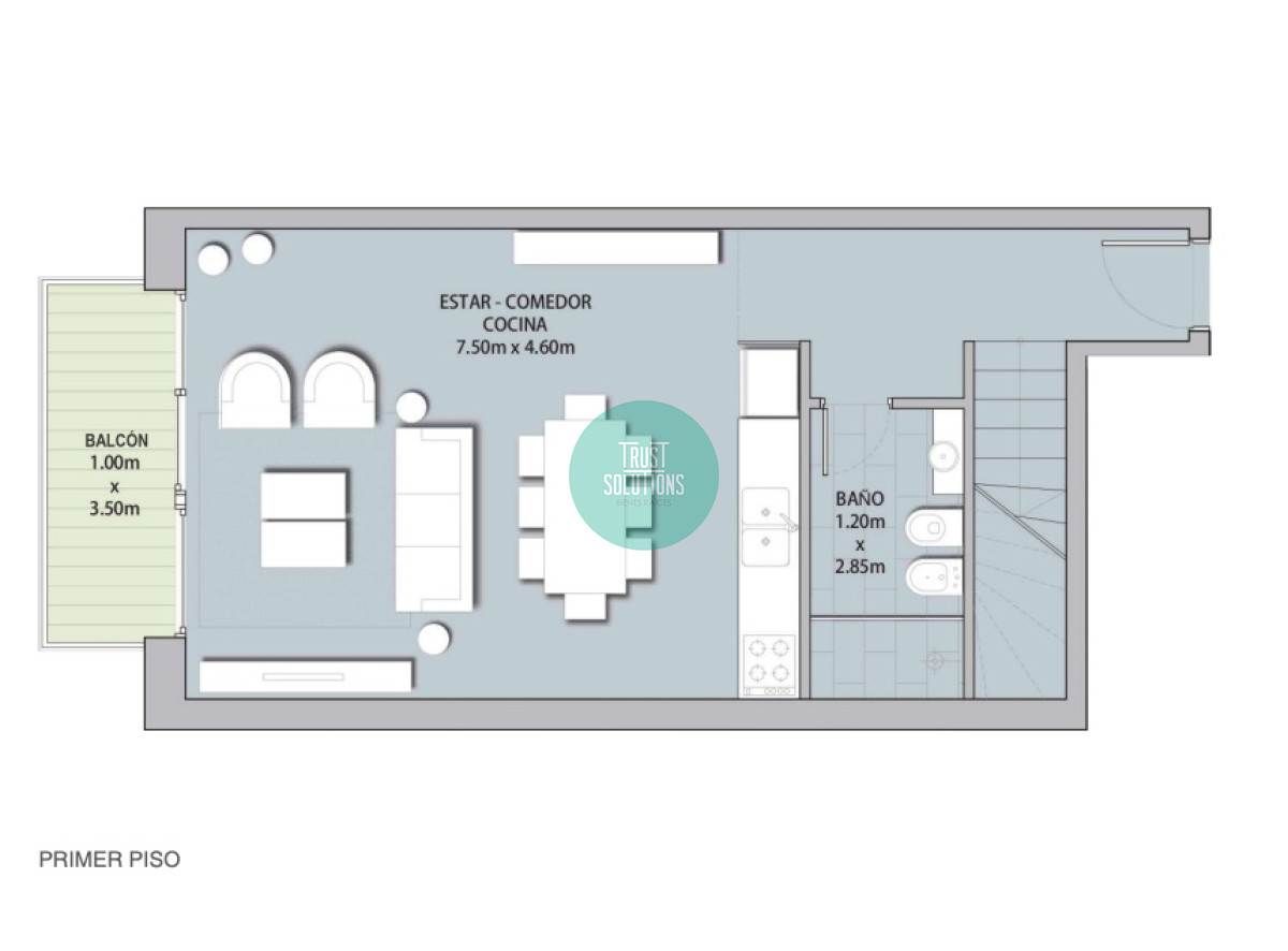 Apartamento ID.1178 - Venta o Alquiler duplex Punta Carretas 2D Frente opción garage Terraza