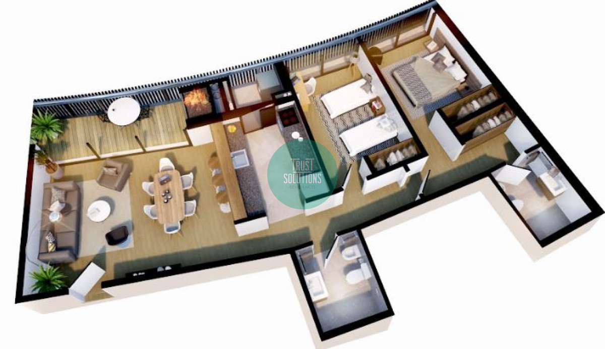 Apartamento ID.1290 - OPORTUNIDAD Ap.Carrasco Norte 2D Suite Toilette terraza con parrillero Amenities