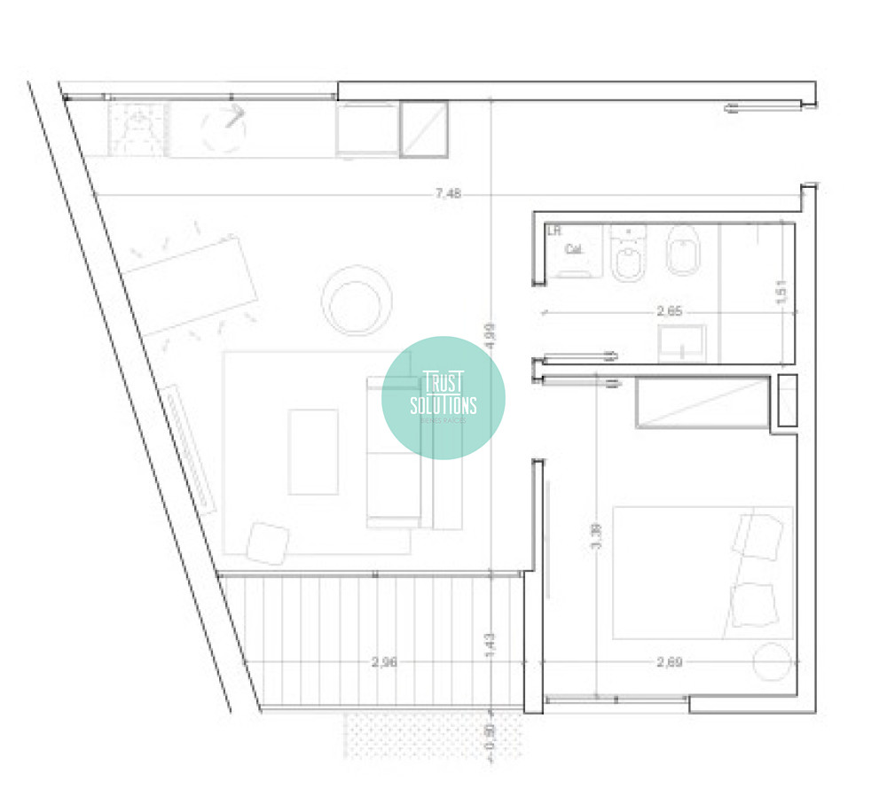 Apartamento ID.226 - Venta  Parque Batlle 1D Terraza Ed.01 Vila en construcción 
