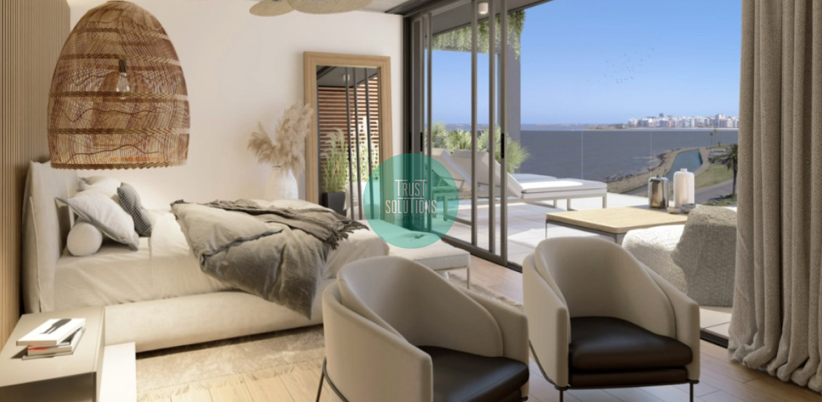 Apartamento ID.1307 - Venta Ap.Pocitos Nuevo 2D 2B Suite Ed.Categoría Amenities frente al mar