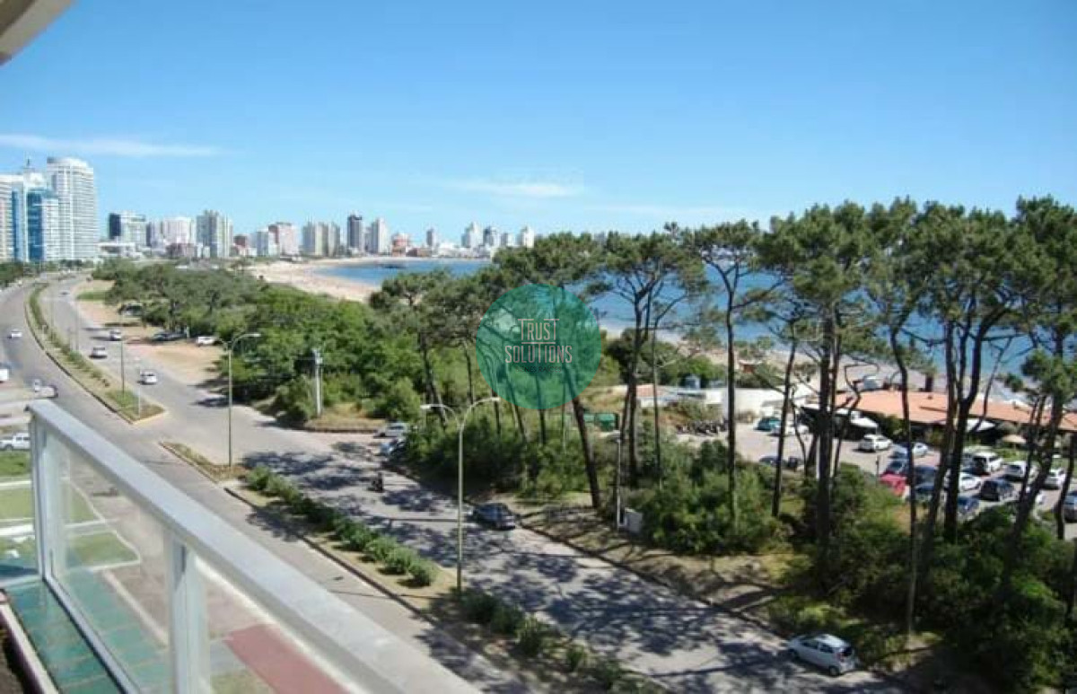 Apartamento ID.65 - Alquiler temporada Apto Punta Mansa frente al mar 3D dep de servicio