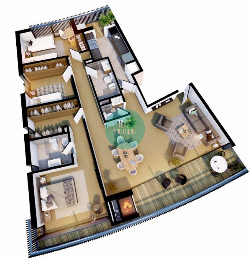 Apartamento ID.1291 - Venta Ap.Carrasco Norte 3D Suite Toilette Terraza con Parrillero gge.Amenities