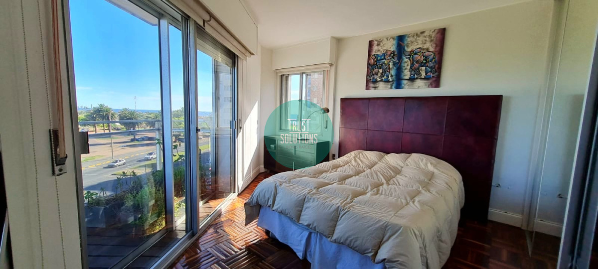 Apartamento ID.1478 - DIVINO DEPARTAENTO AMOBLADO EN ALQUILER FRENTE A LA RAMBLA DE PUNTA CARRETAS